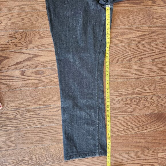 NWT Coldwater Creek Women’s Black Denim Jeans Size 16 Straight Leg Contour Waist - Picture 8 of 11